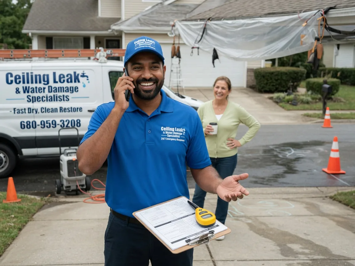Ceiling Leak Cleanup Grand Cane, LA FAQs